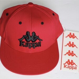 Bnwt Kappa Authentic Bzadem Red Dk Black